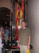 Рядом с флагом Каталонии